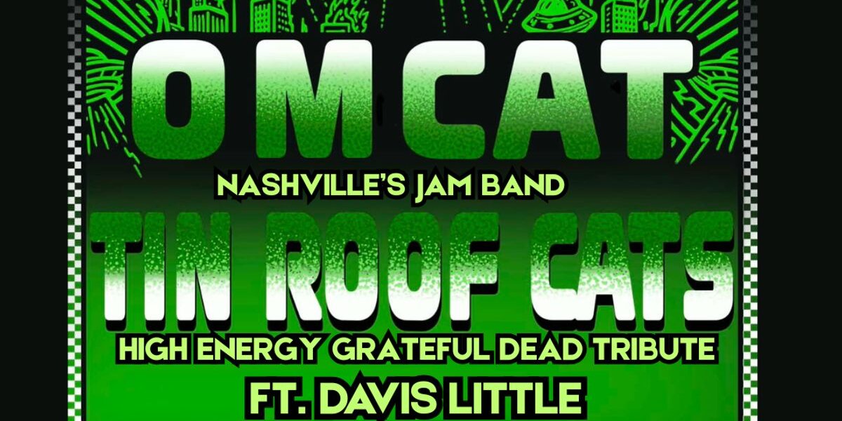 Promotional image for Alien Halloween feat. OmCat + Tin Roof Cats