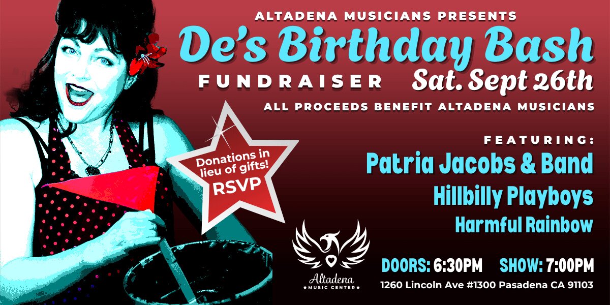 De's Birthday Bash Fundraiser