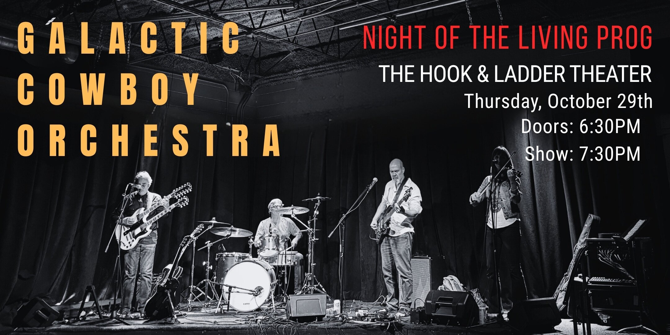The Galactic Cowboy Orchestra flyer