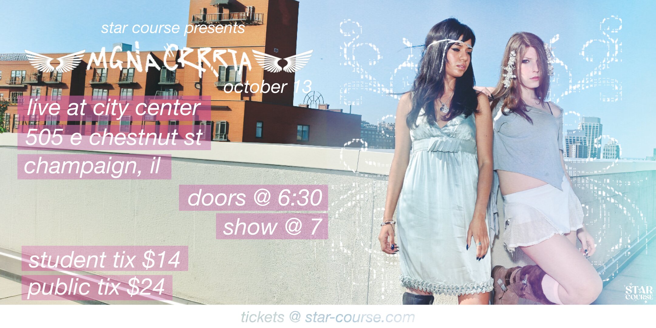 Promotional image for Starcourse Presents: MGNA Crrrta