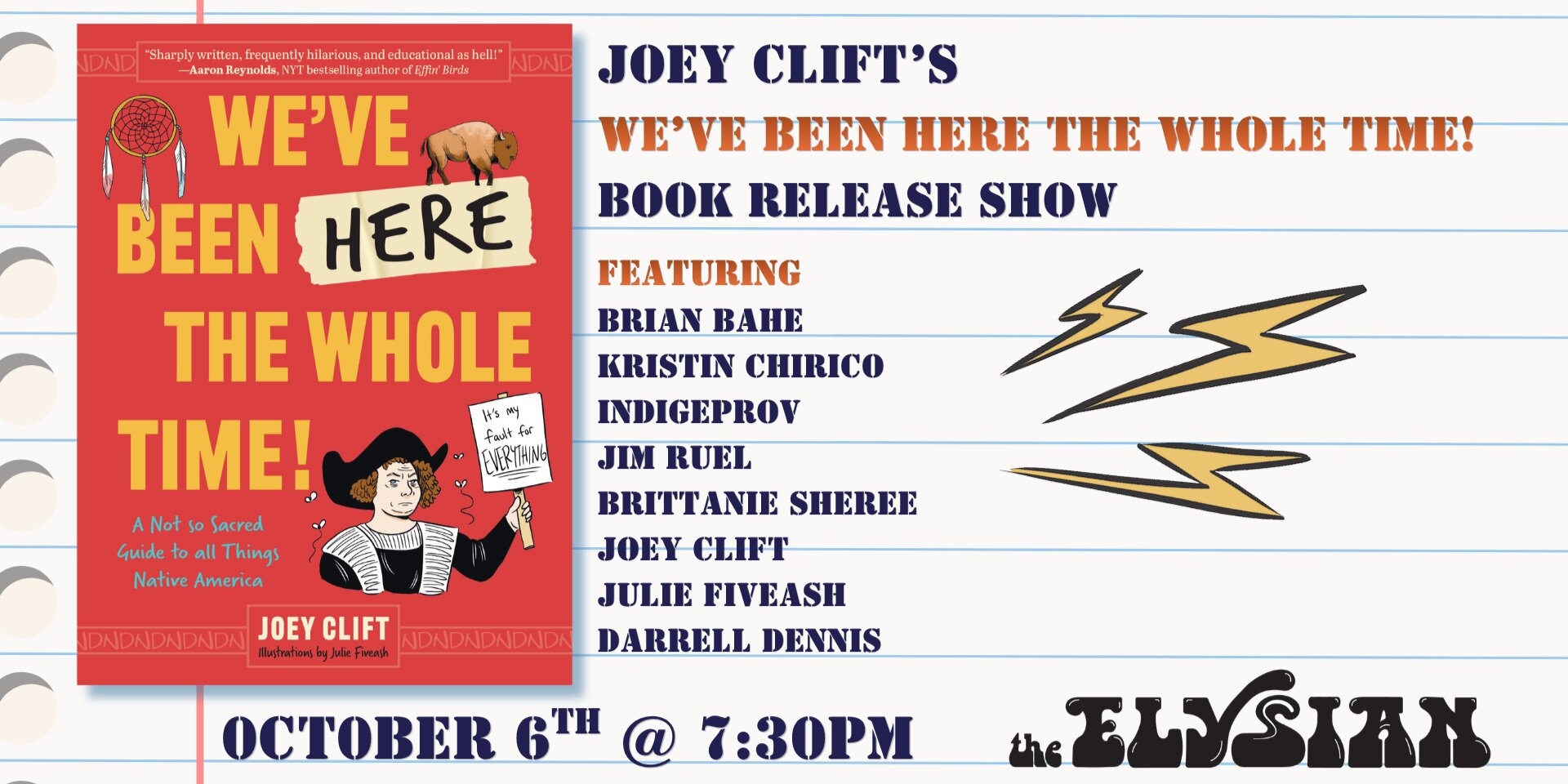 Poster for *SOLD OUT* Joey Clift  - We’ve Been Here The Whole Time