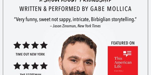 Poster for Gabe Mollica's "Solo: A Show About Friendship"