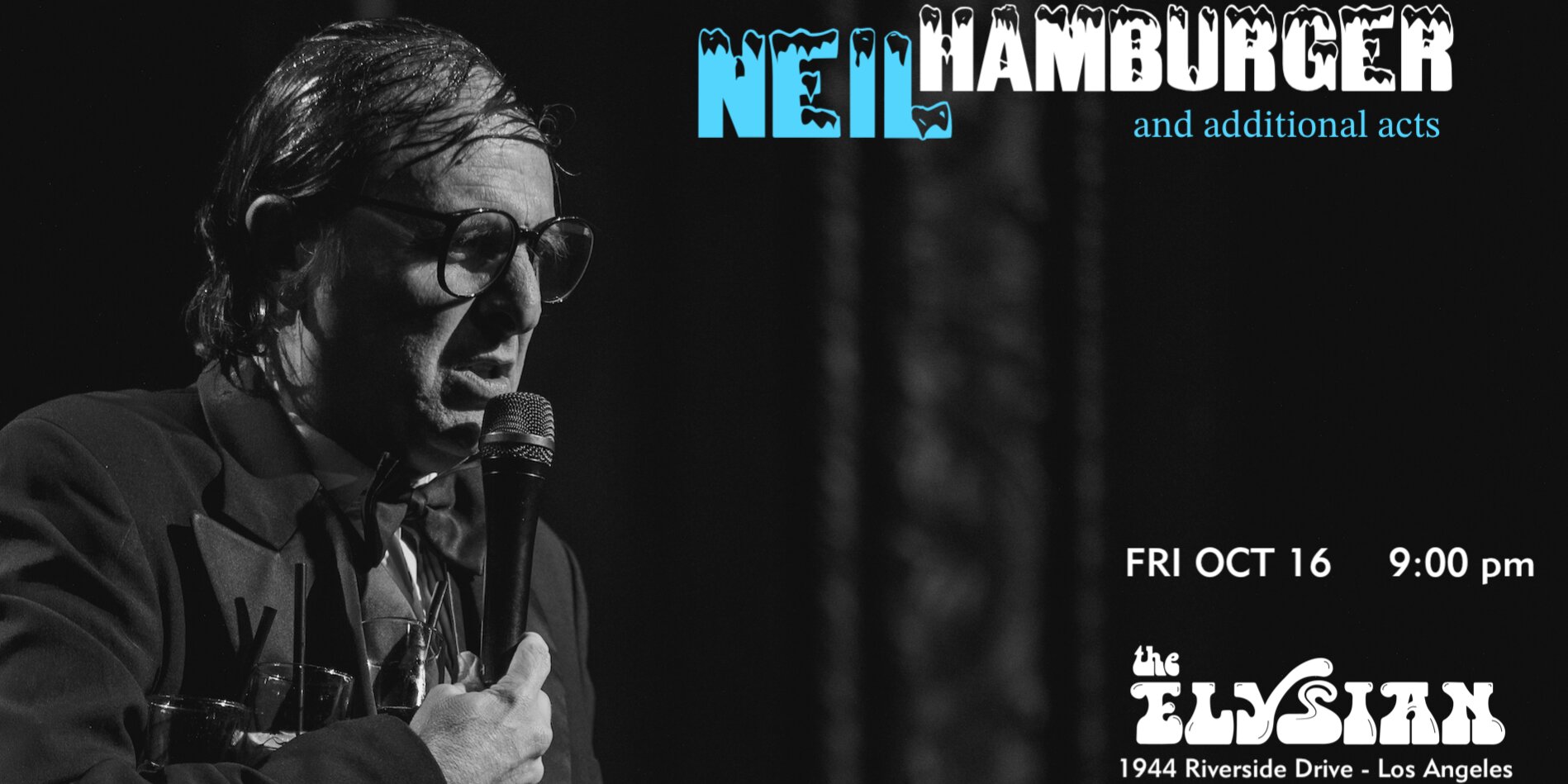 Poster for Neil Hamburger and additional acts