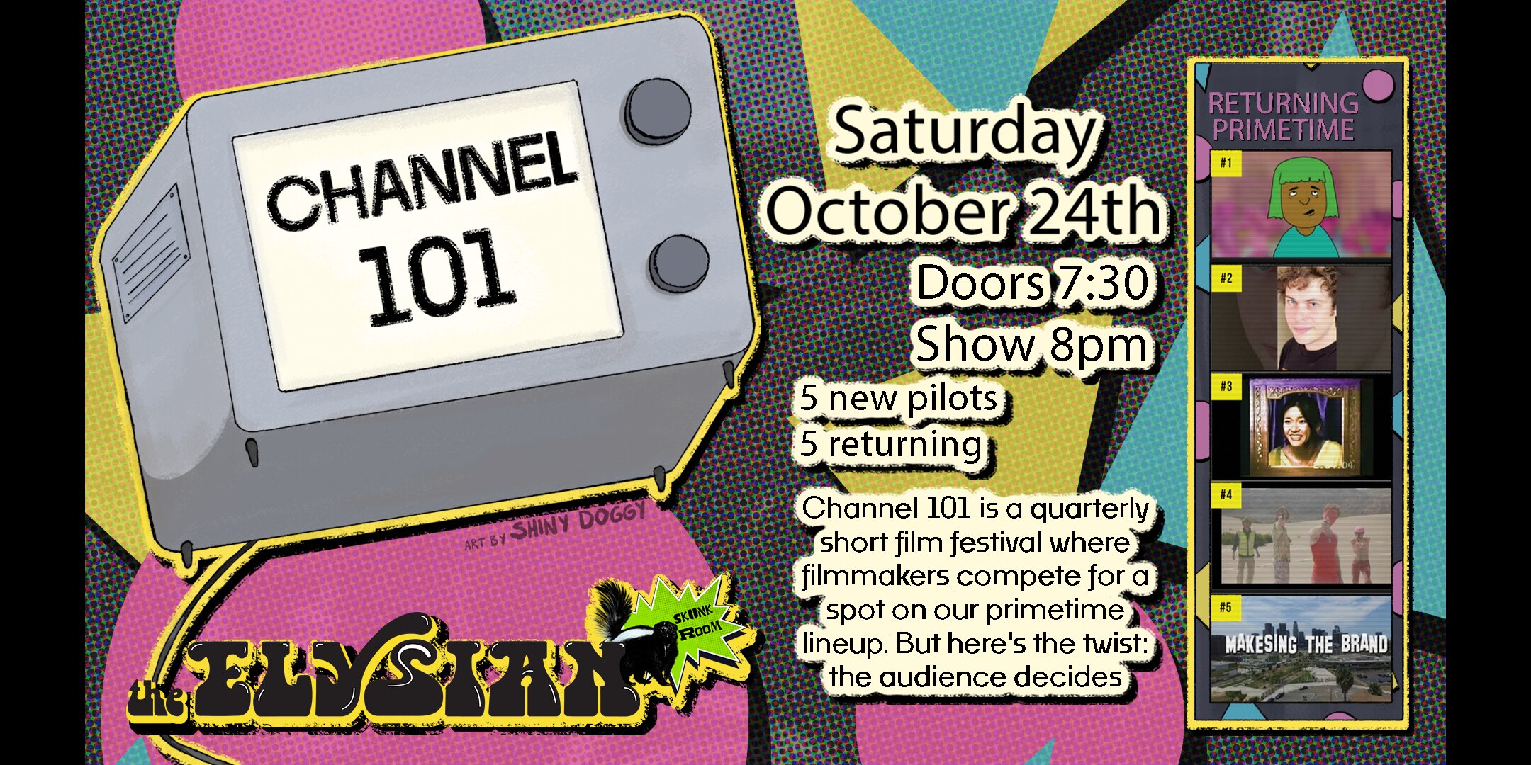Poster for Channel 101 October 2026 Screening