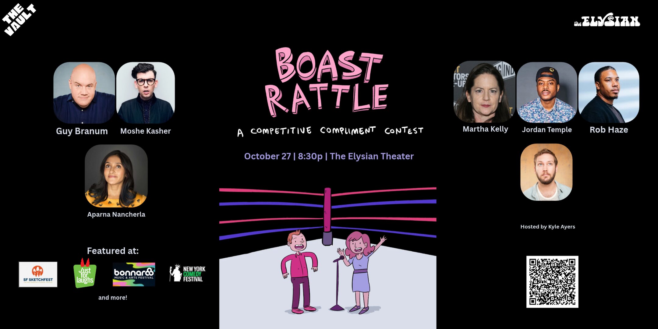 Poster for Boast Rattle, a Compliment Contest
