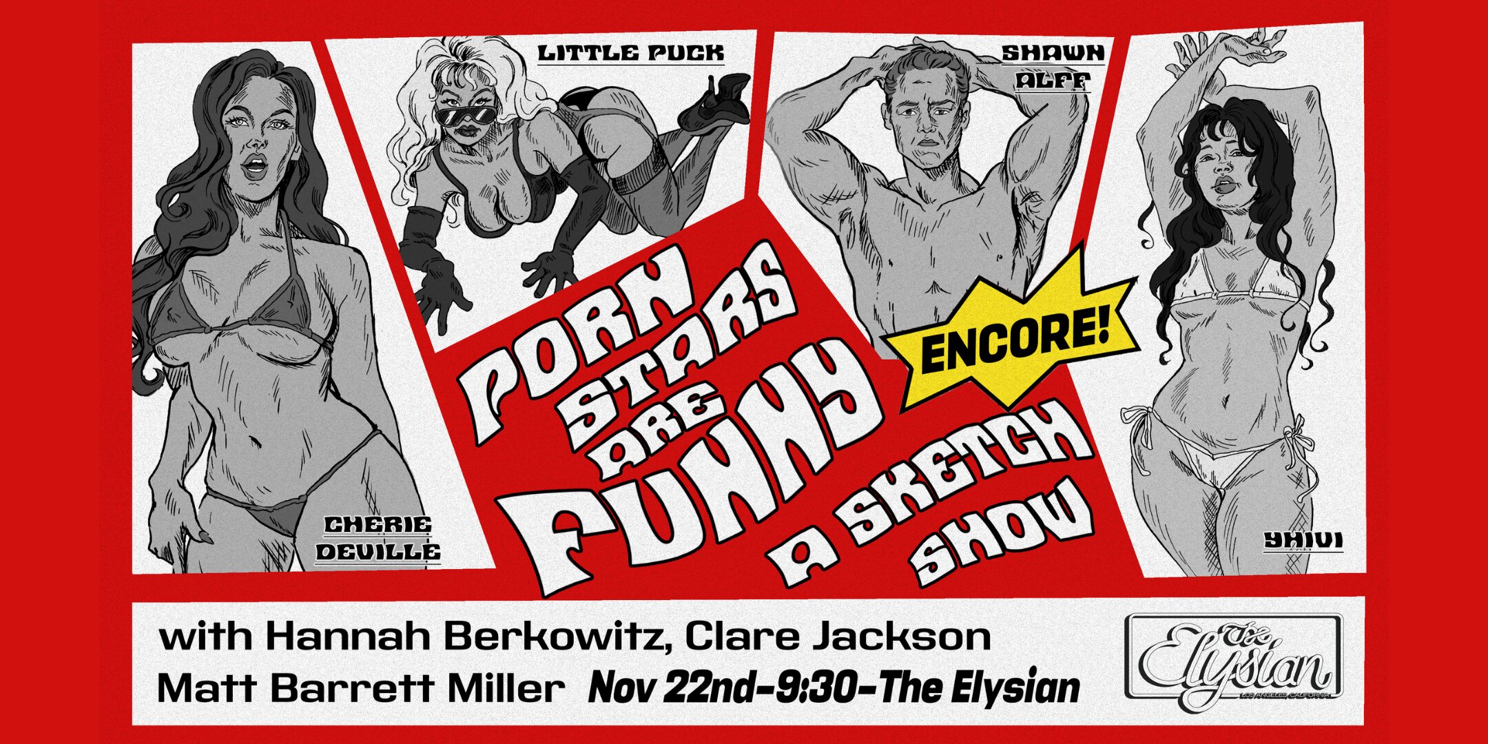 Poster for PORNSTARS ARE FUNNY! (A SKETCH SHOW) ENCORE!
