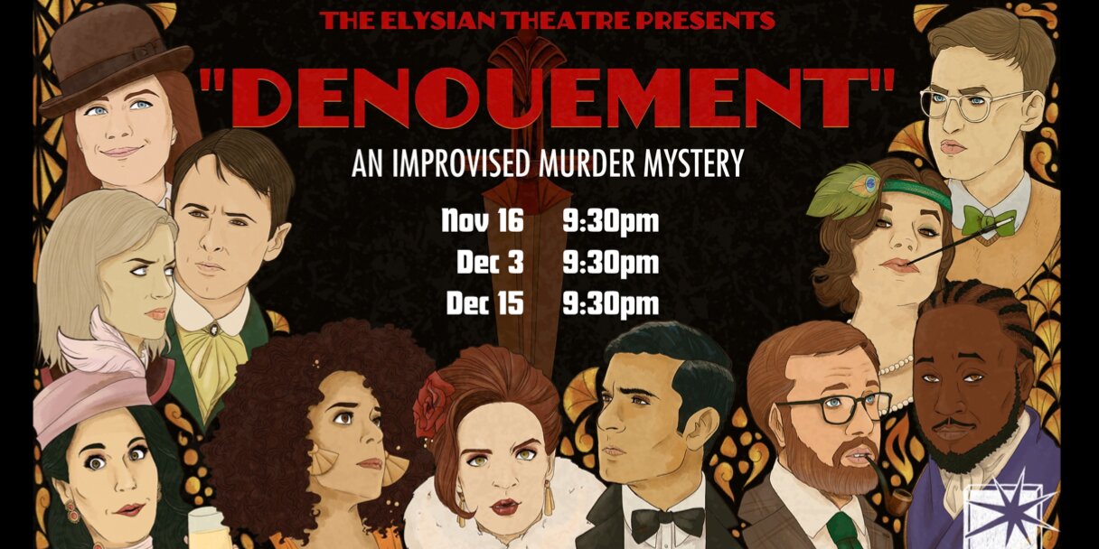 Poster for Denouement: An Improvised Murder Mystery