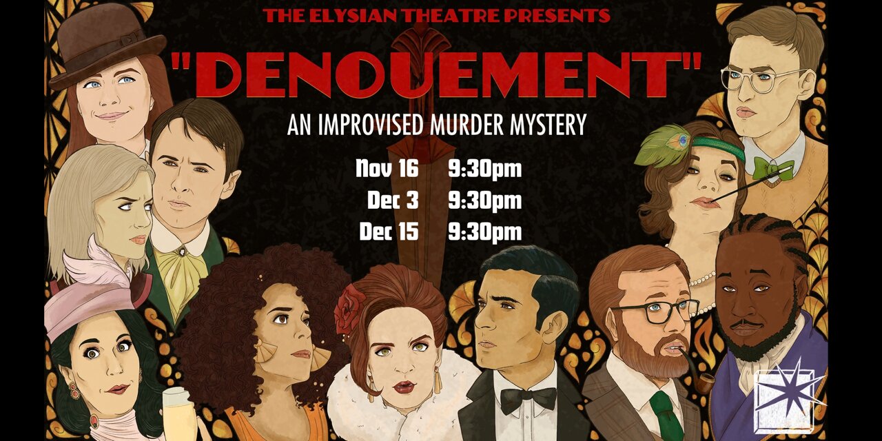 Poster for Denouement: An Improvised Murder Mystery
