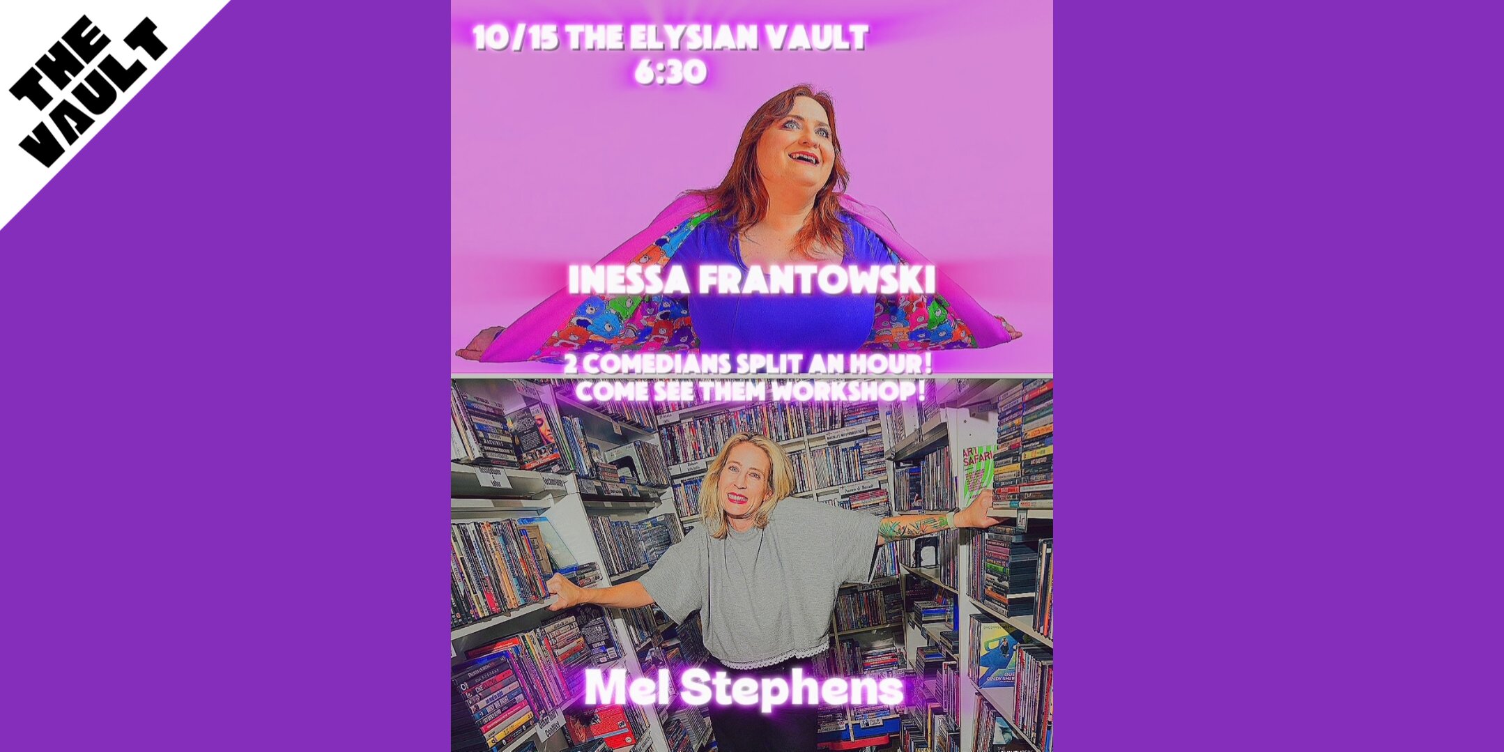 Poster for Mel Stephens and Inessa Frantowski Split an Hour!