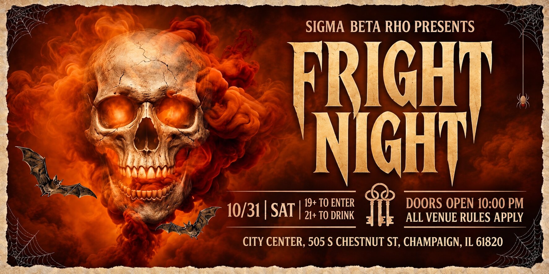 Promotional image for SigRho Helloween