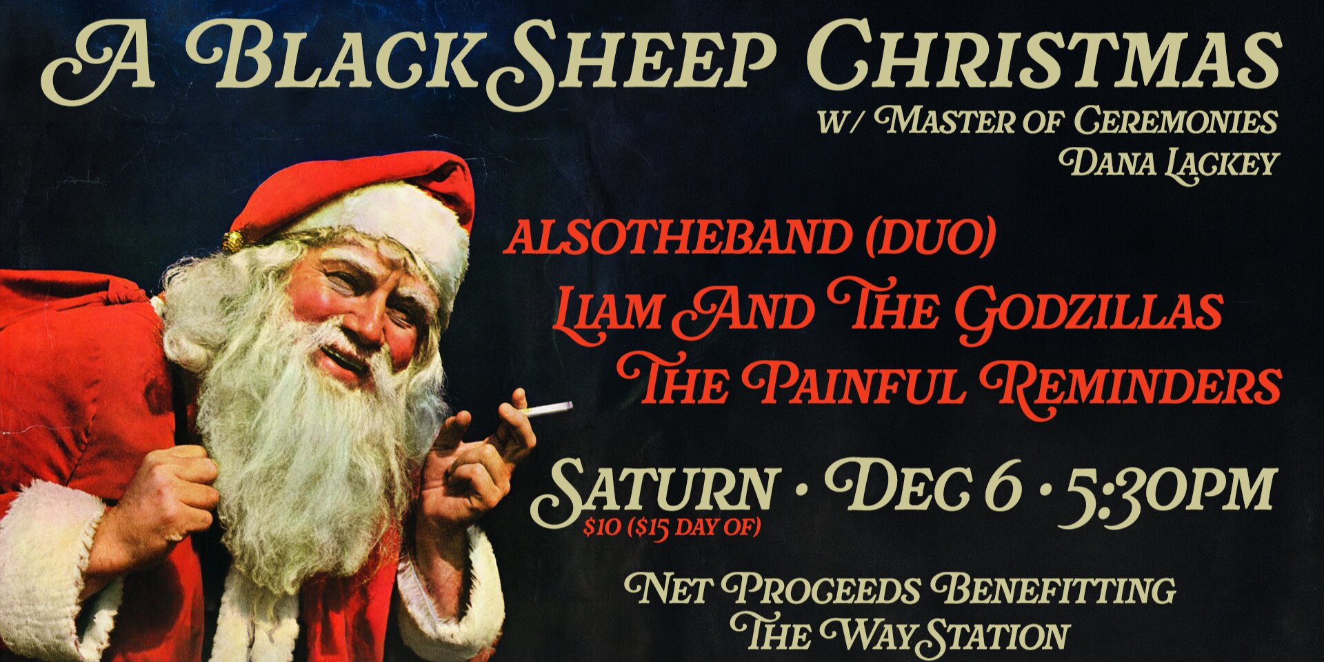 Promotional image for alsotheband / Liam and the Godzillas / The Painful Reminders