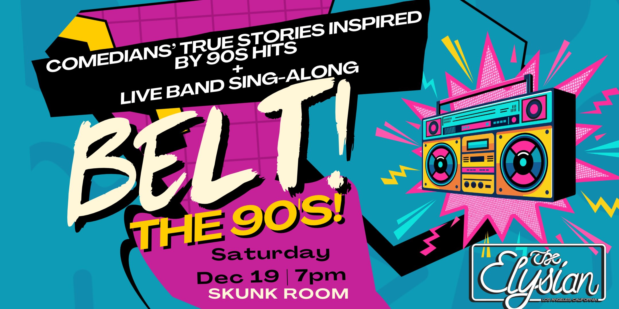 Poster for BELT! The 90s!