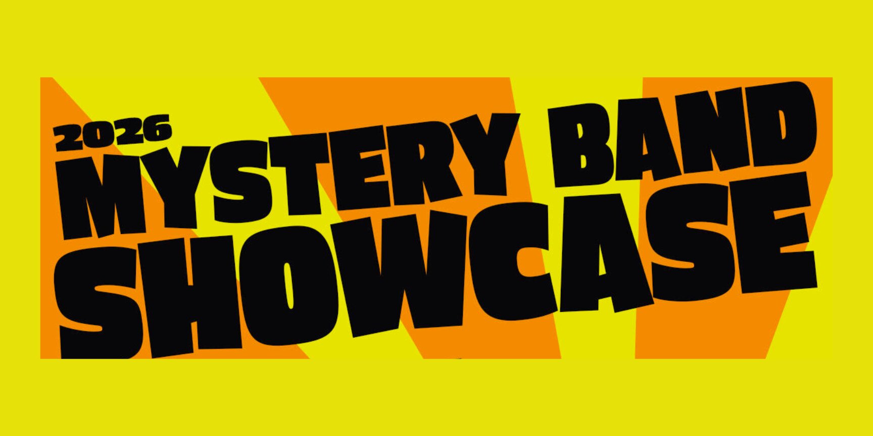 Promotional image for Mystery Band Showcase (a fundraiser for Community Free Store PDX)