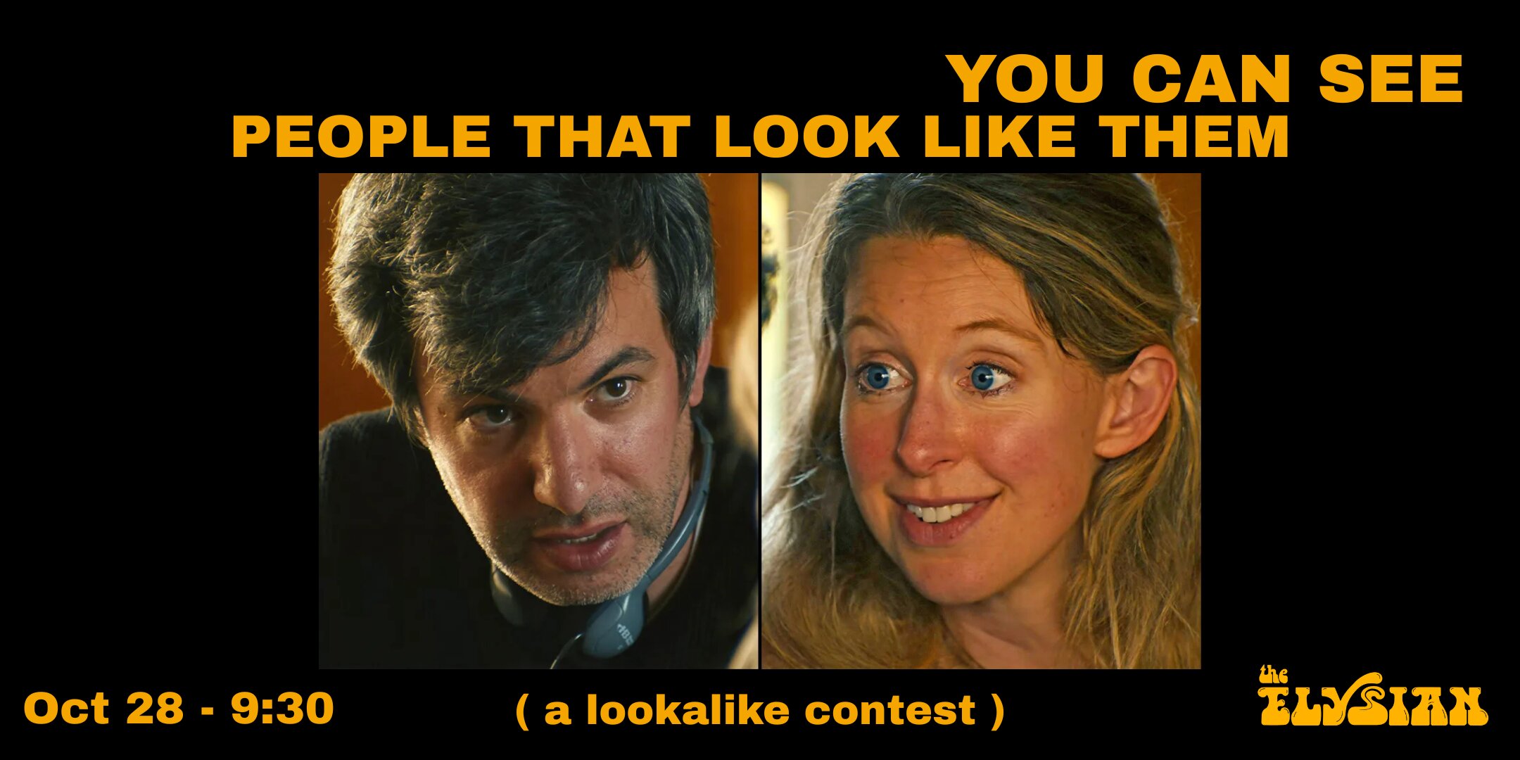 Poster for YOU CAN SEE.... A LOOKALIKE CONTEST