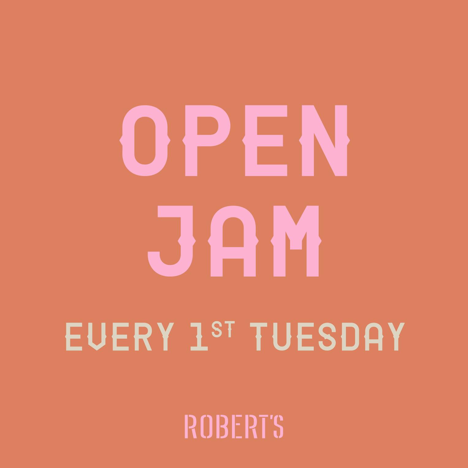 Tuesday Night Open Jam @ Robert’s Westside