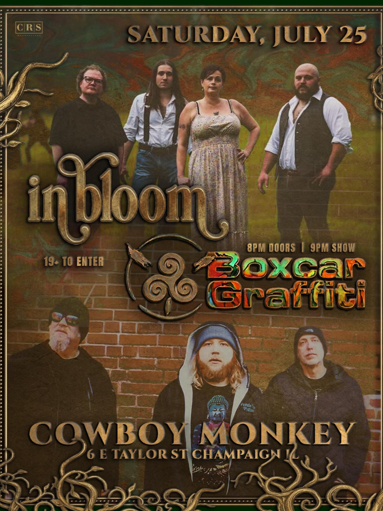 In Bloom & Boxcar Graffiti — JULY 25, 2026