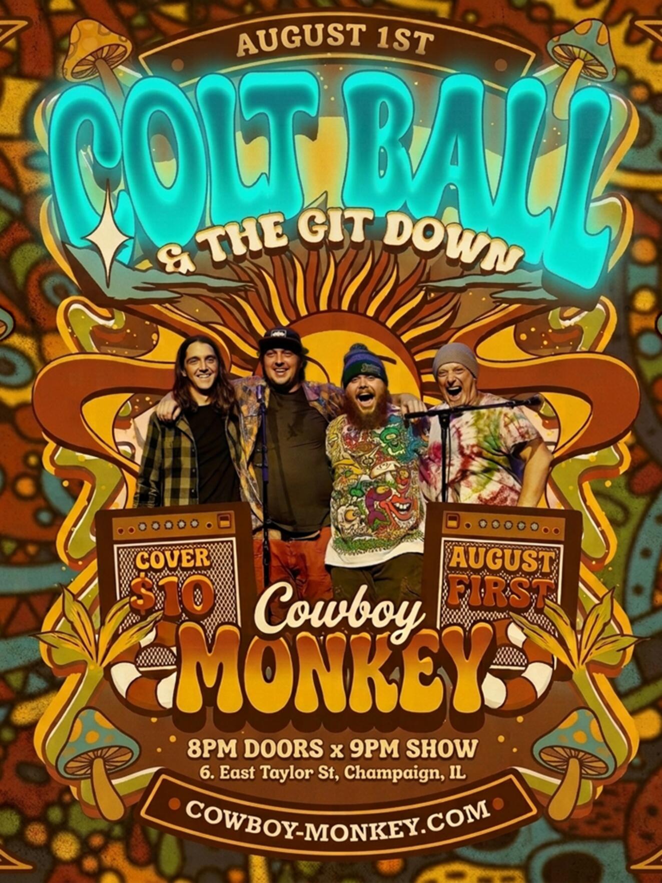 Colt Ball & the Git Down — AUGUST 1, 2026