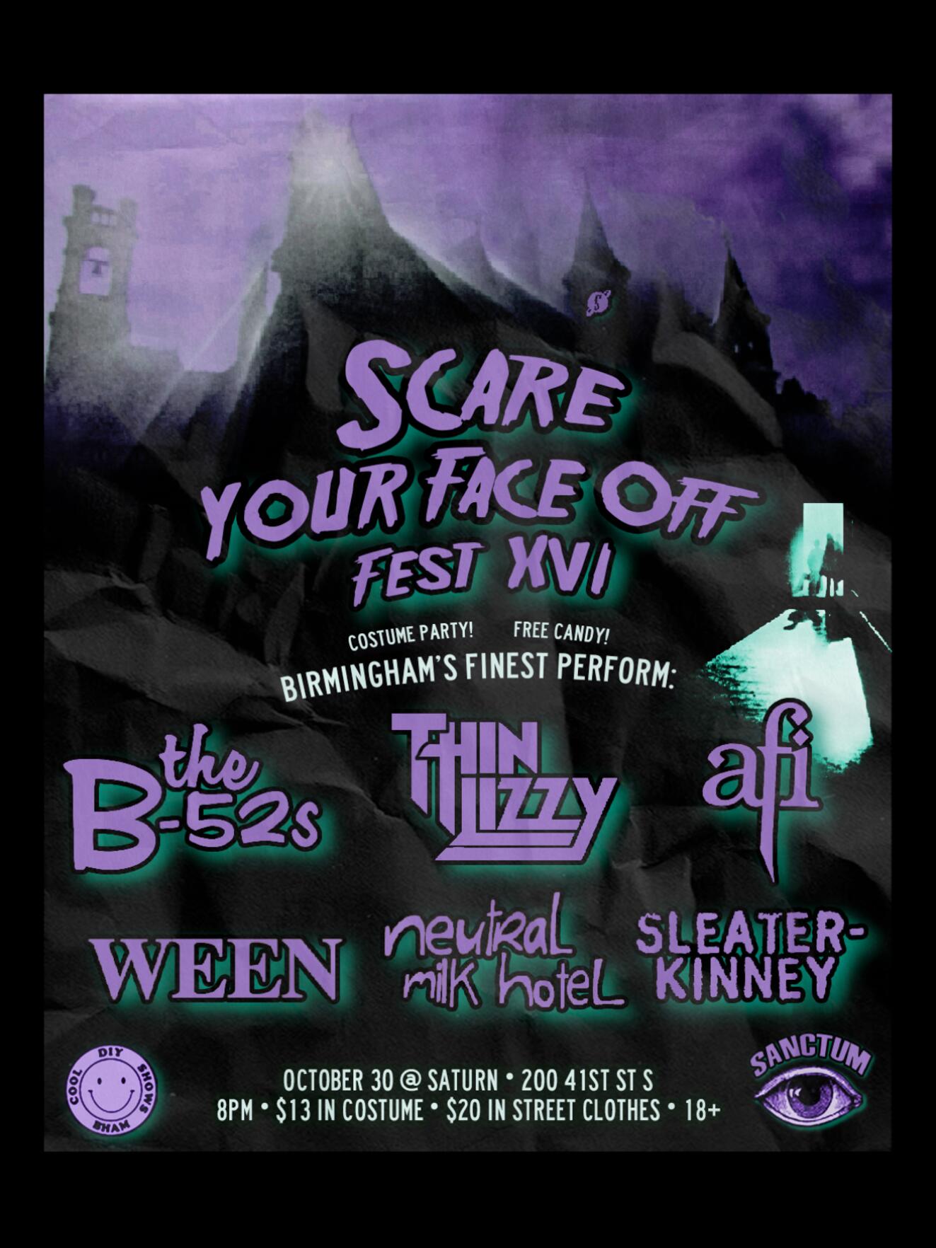 Scare Your Face Off Fest XVI presented by DIY Birmingham