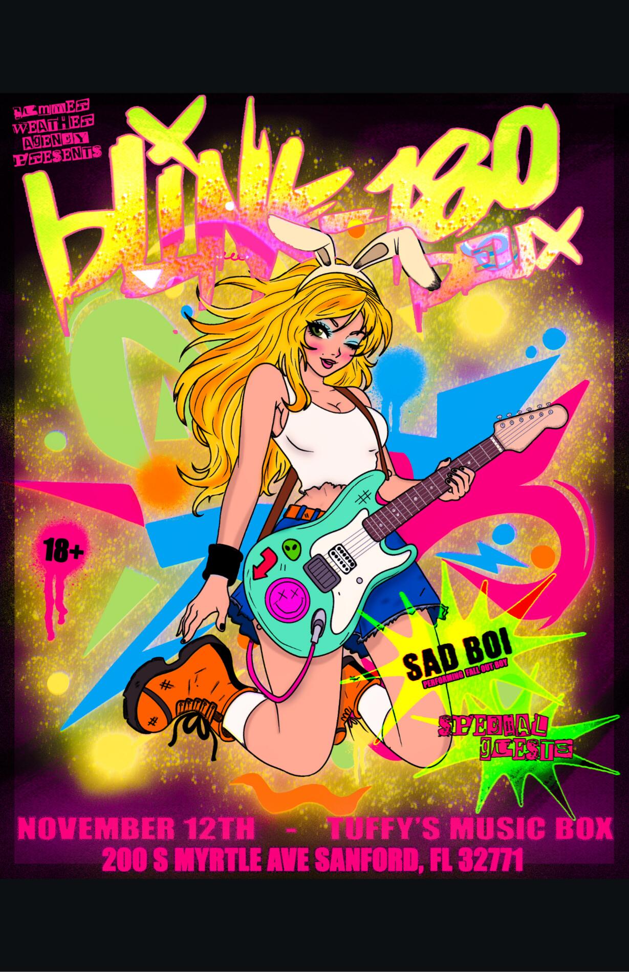 Warped Tour Pre-Party With Blink 180 Deux and Sadboi