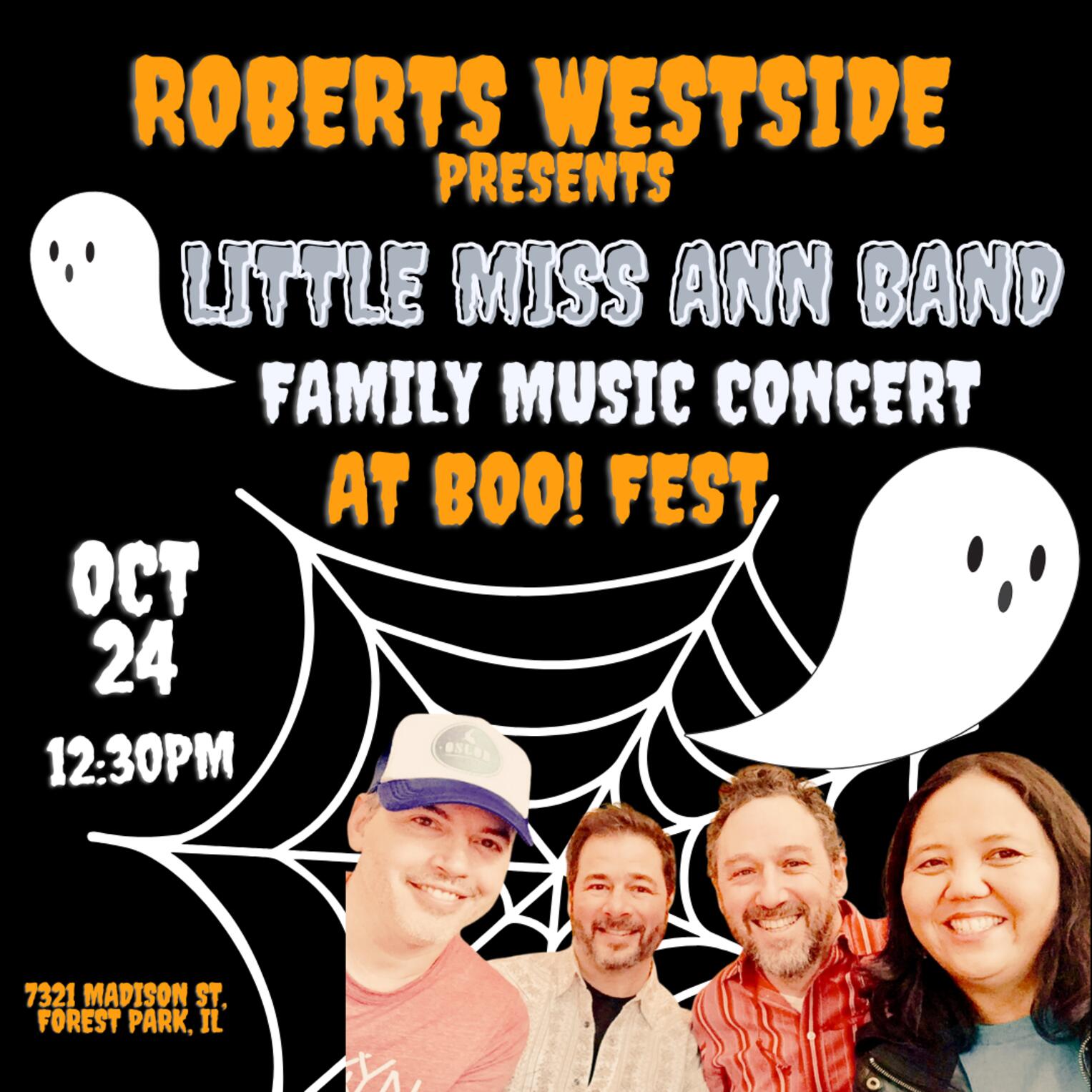 Little Miss Ann Band Family Concert | BOO! Fest @ Robert’s Westside