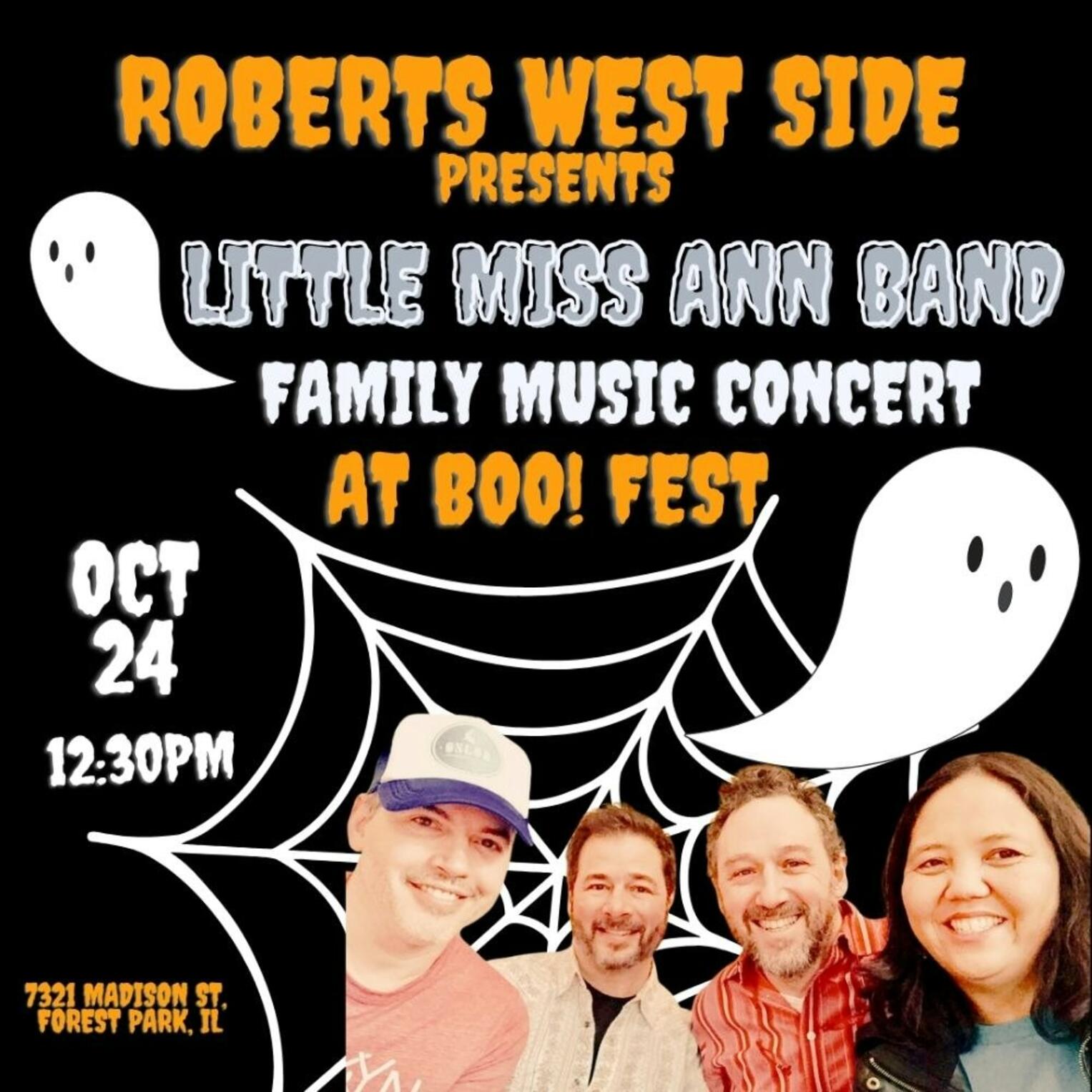 Little Miss Ann Band Family Concert | BOO! Fest @ Robert’s Westside