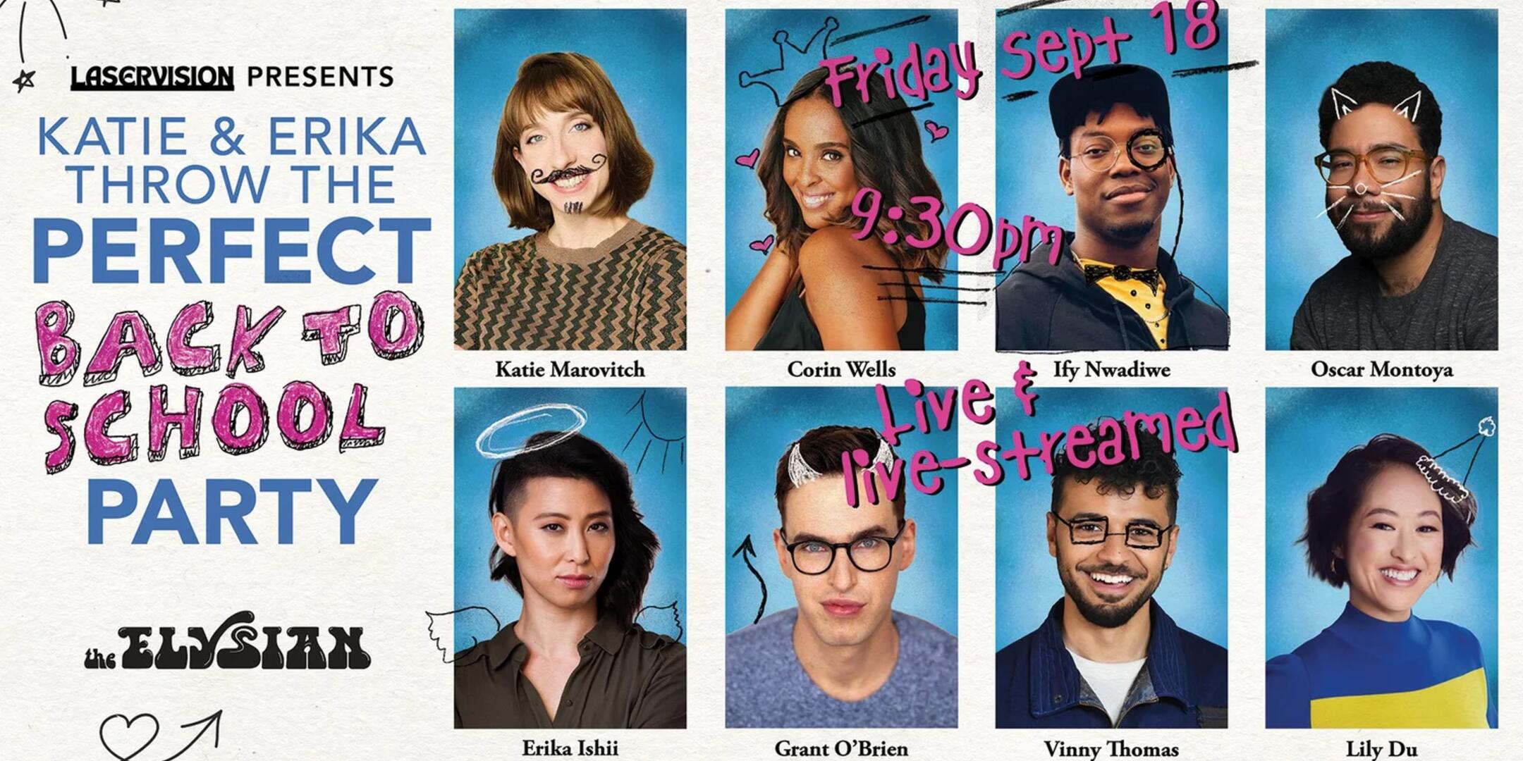 Poster for Katie and Erika Throw the Perfect Back to School Party (IN PERSON)