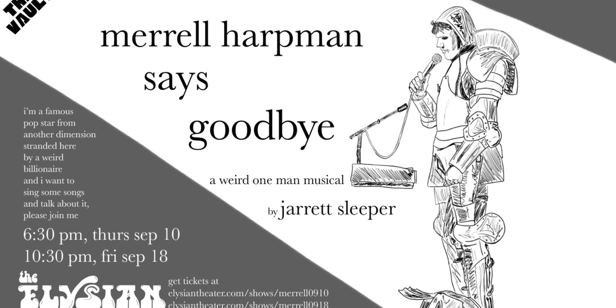 Poster for Merrell Harpman Says Goodbye