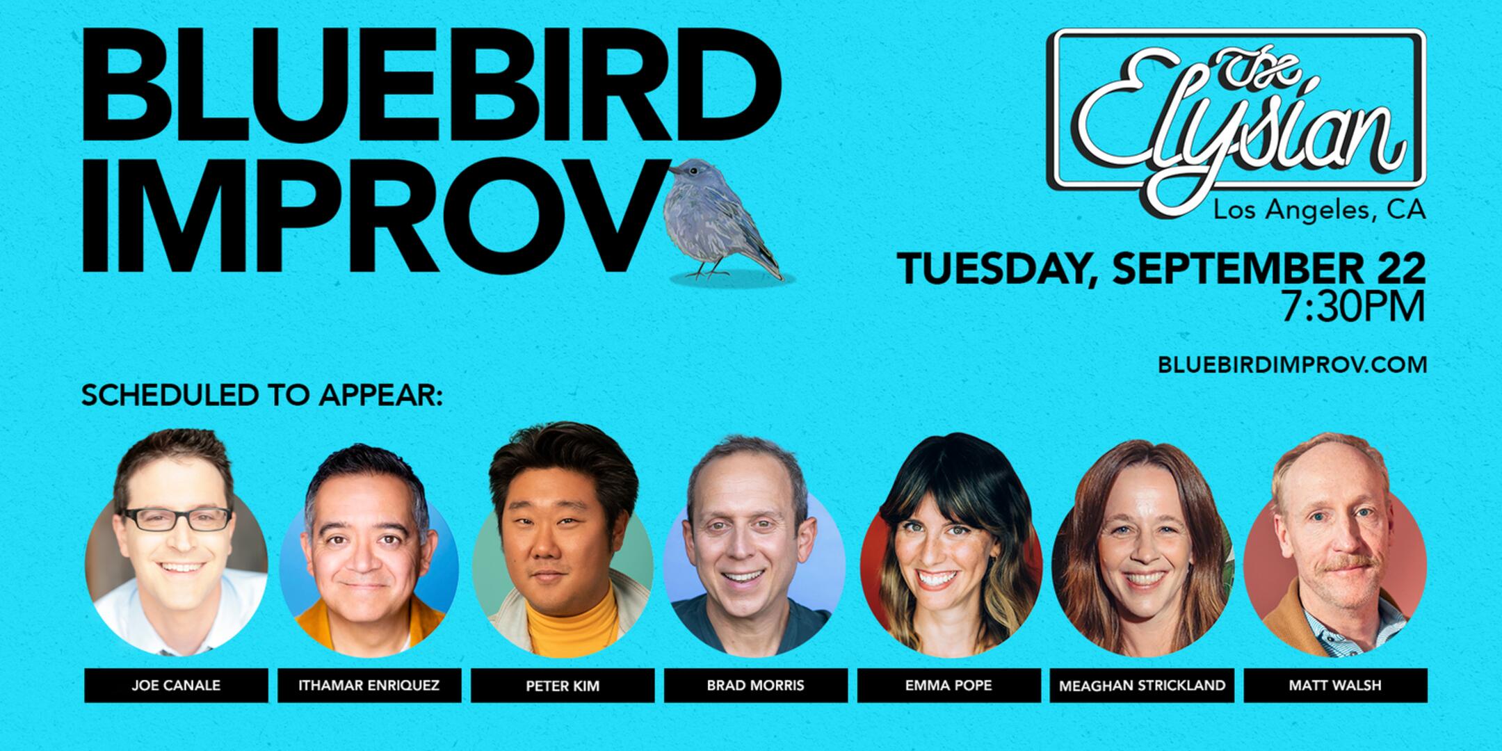 Poster for Bluebird Improv
