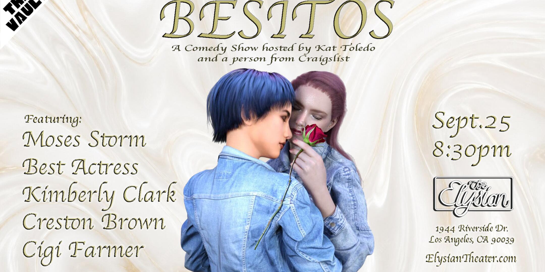Poster for BESITOS w/ Kat Toledo