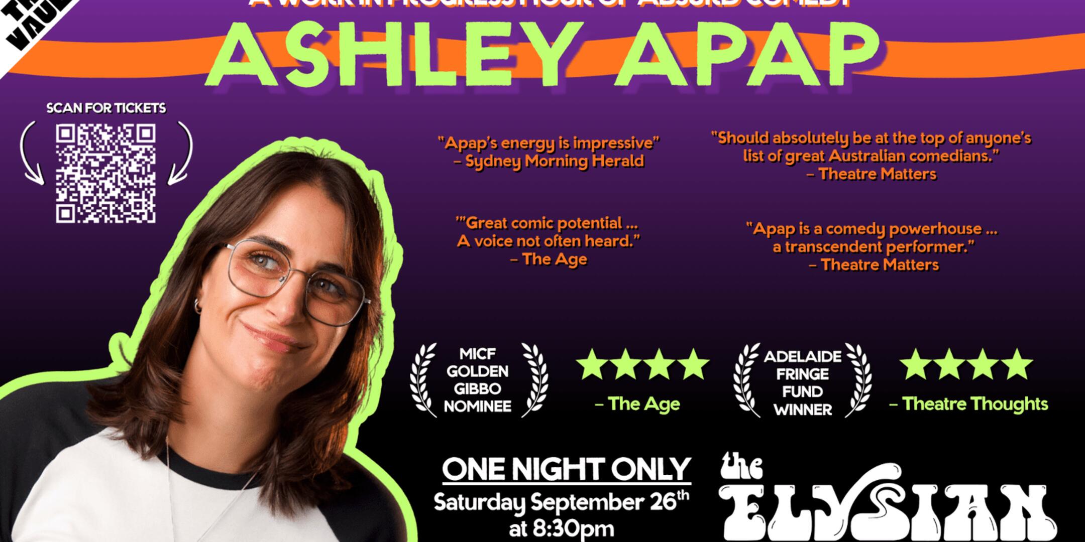 Poster for Ashley Apap (WIP)
