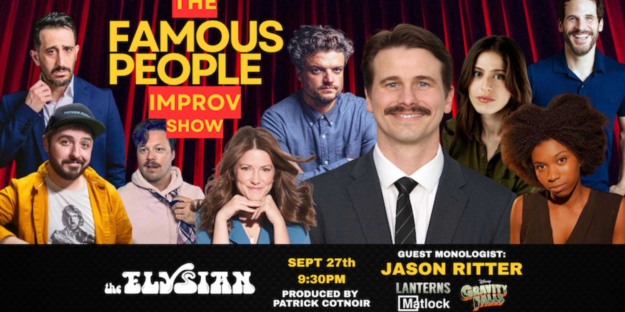 Poster for THE FAMOUS PEOPLE IMPROV SHOW