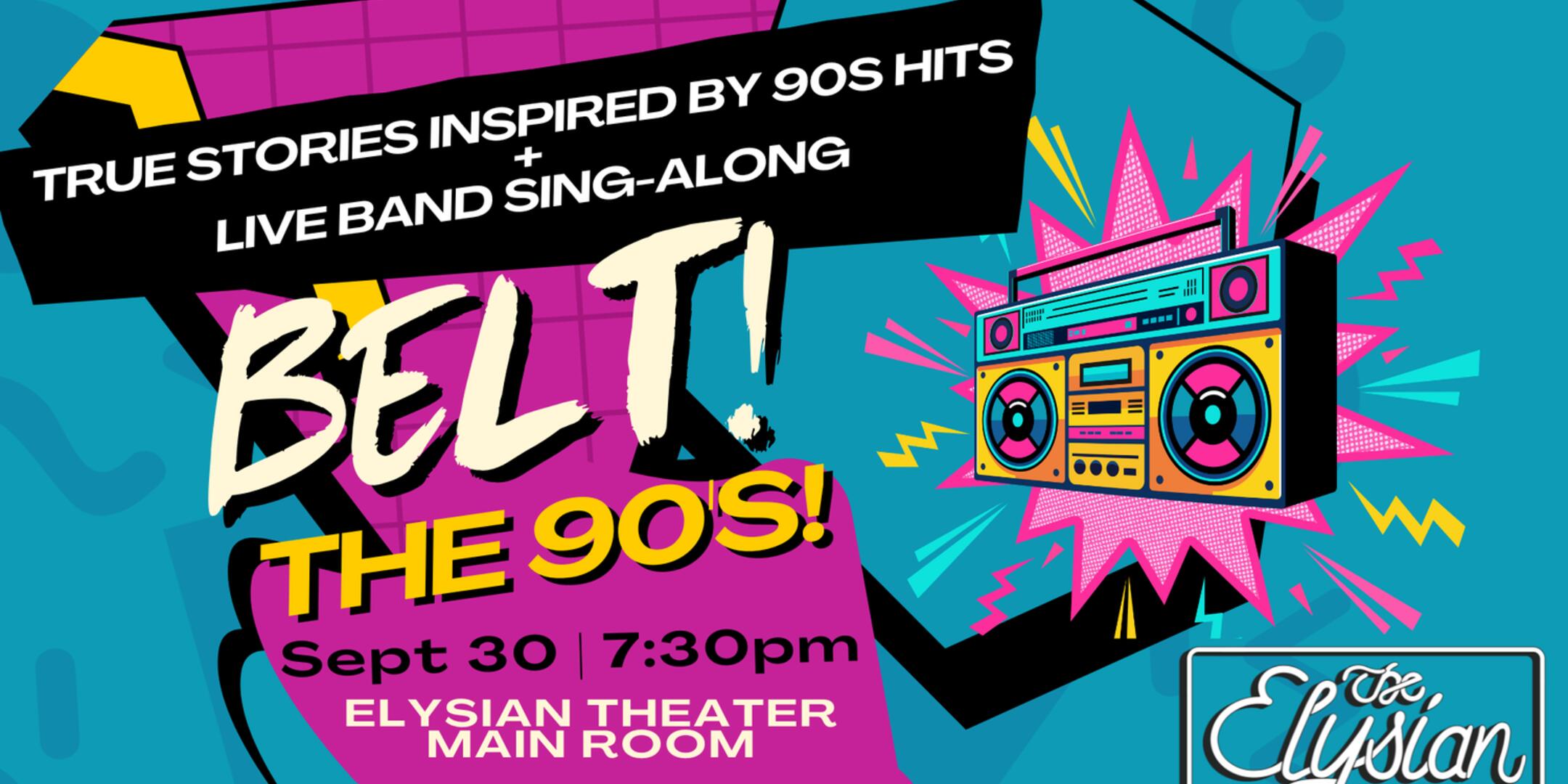 Poster for BELT! The 90s!