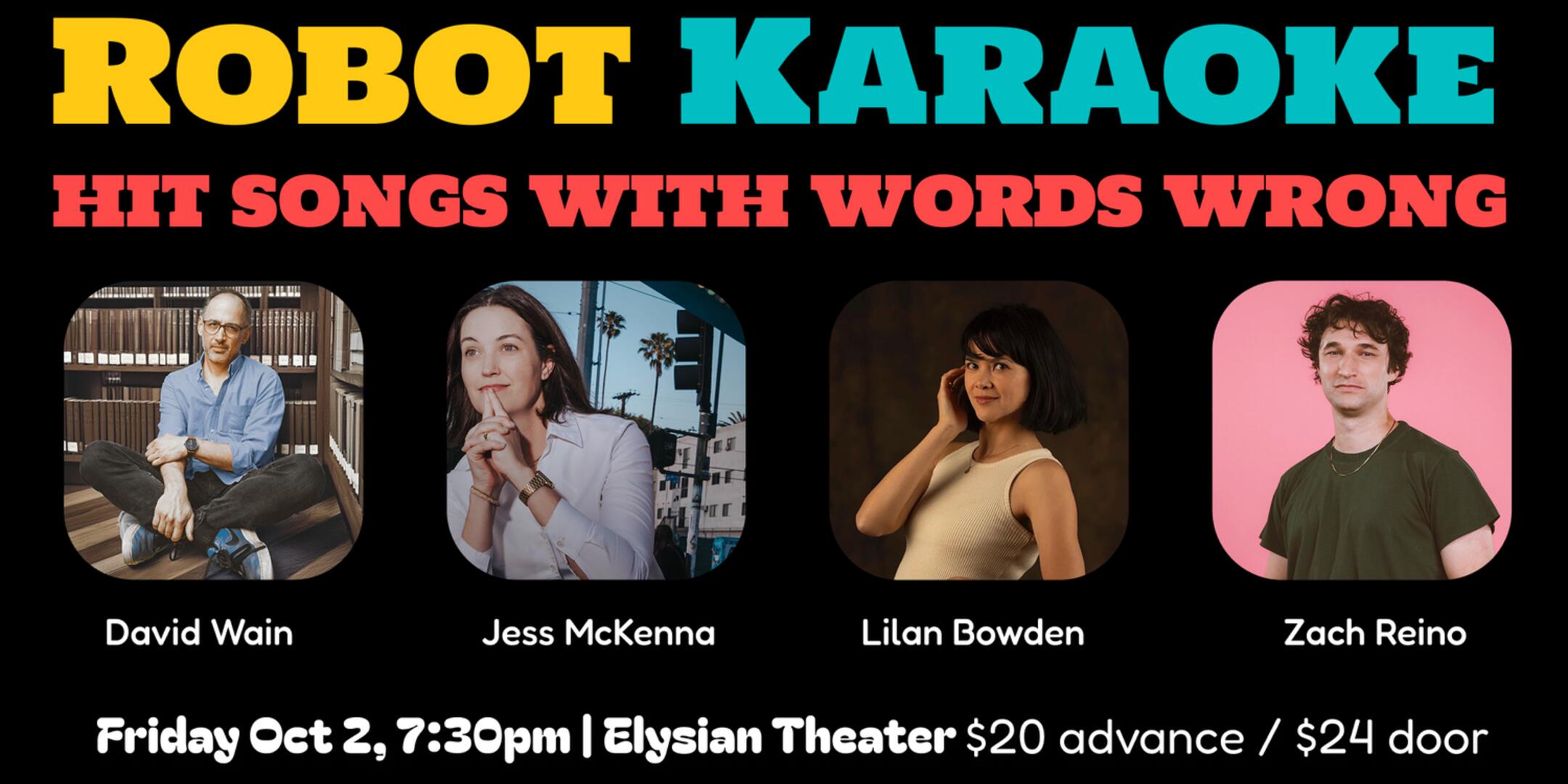 Poster for Robot Karaoke: Sing Against The Machine