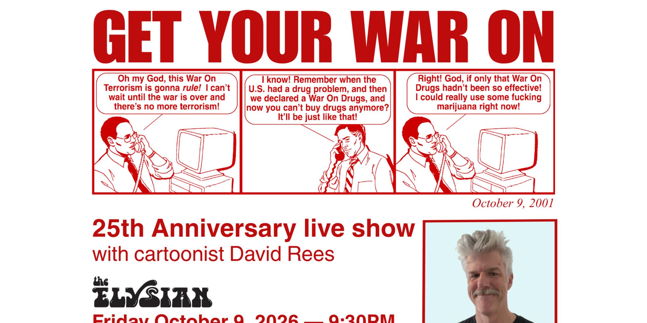Poster for GET YOUR WAR ON 25th Anniversary *LIVESTREAM*