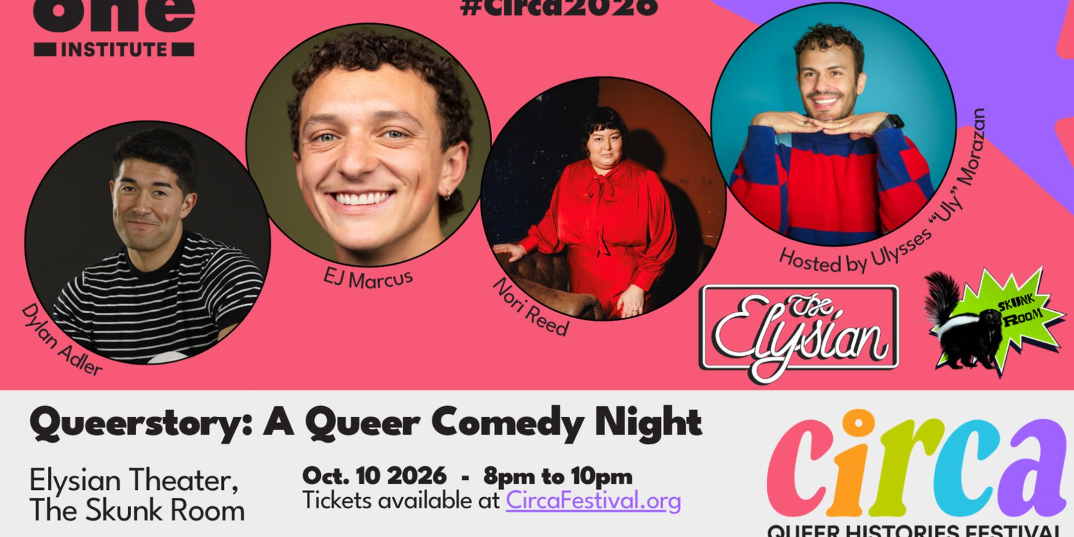 Poster for Queerstory: A Queer Comedy Night