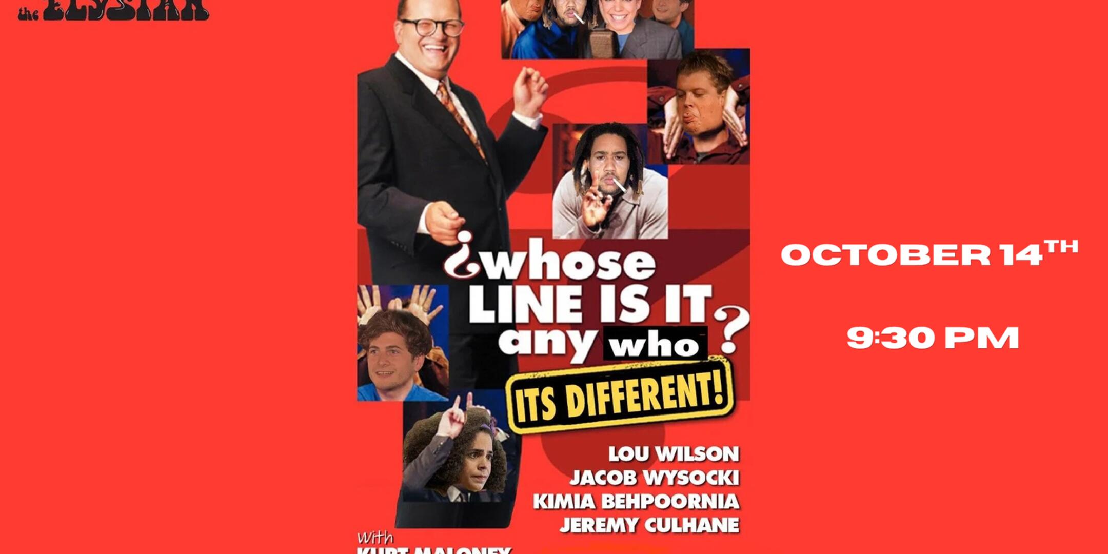 Poster for Whose Line Is It Anywho?