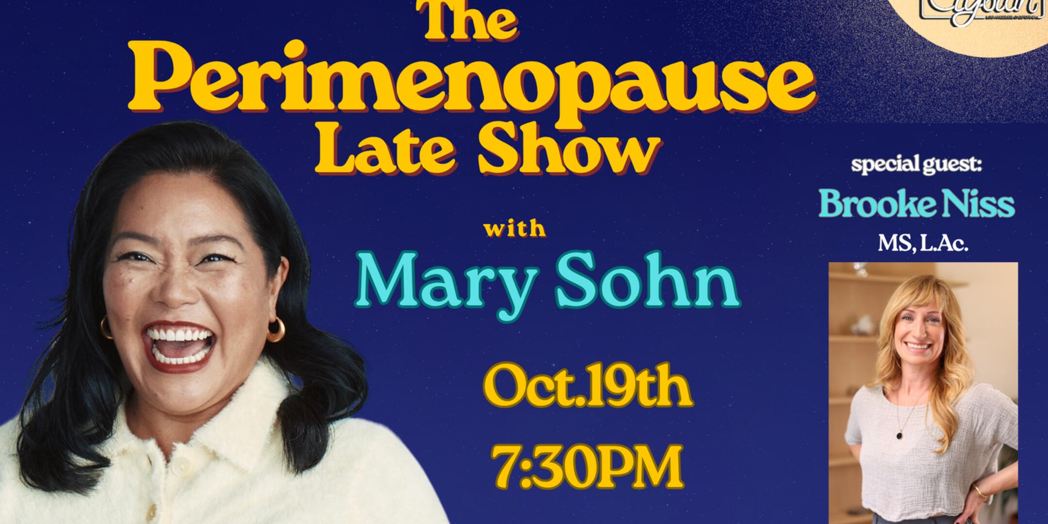 Poster for The Perimenopause Late Show