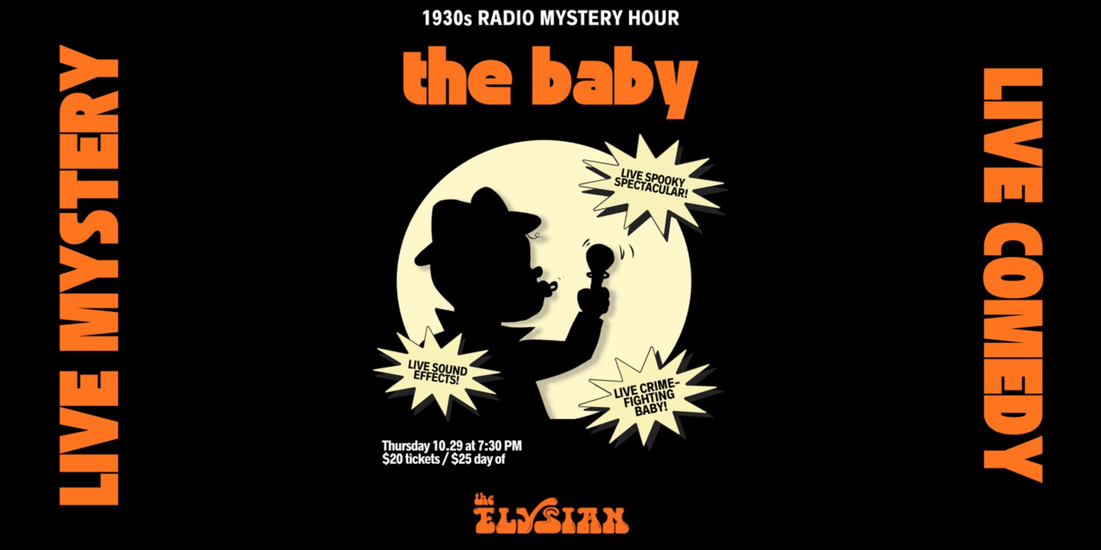 Poster for The Baby Radio Mystery Hour