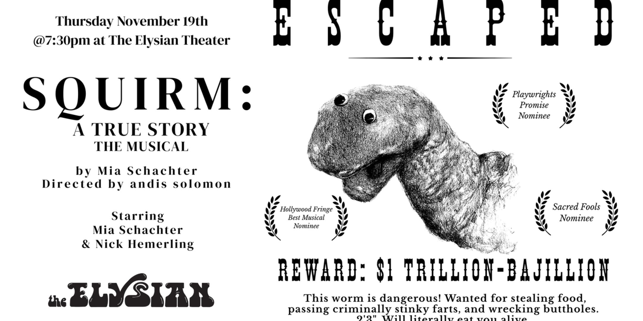 Poster for SQUIRM: A True Story
