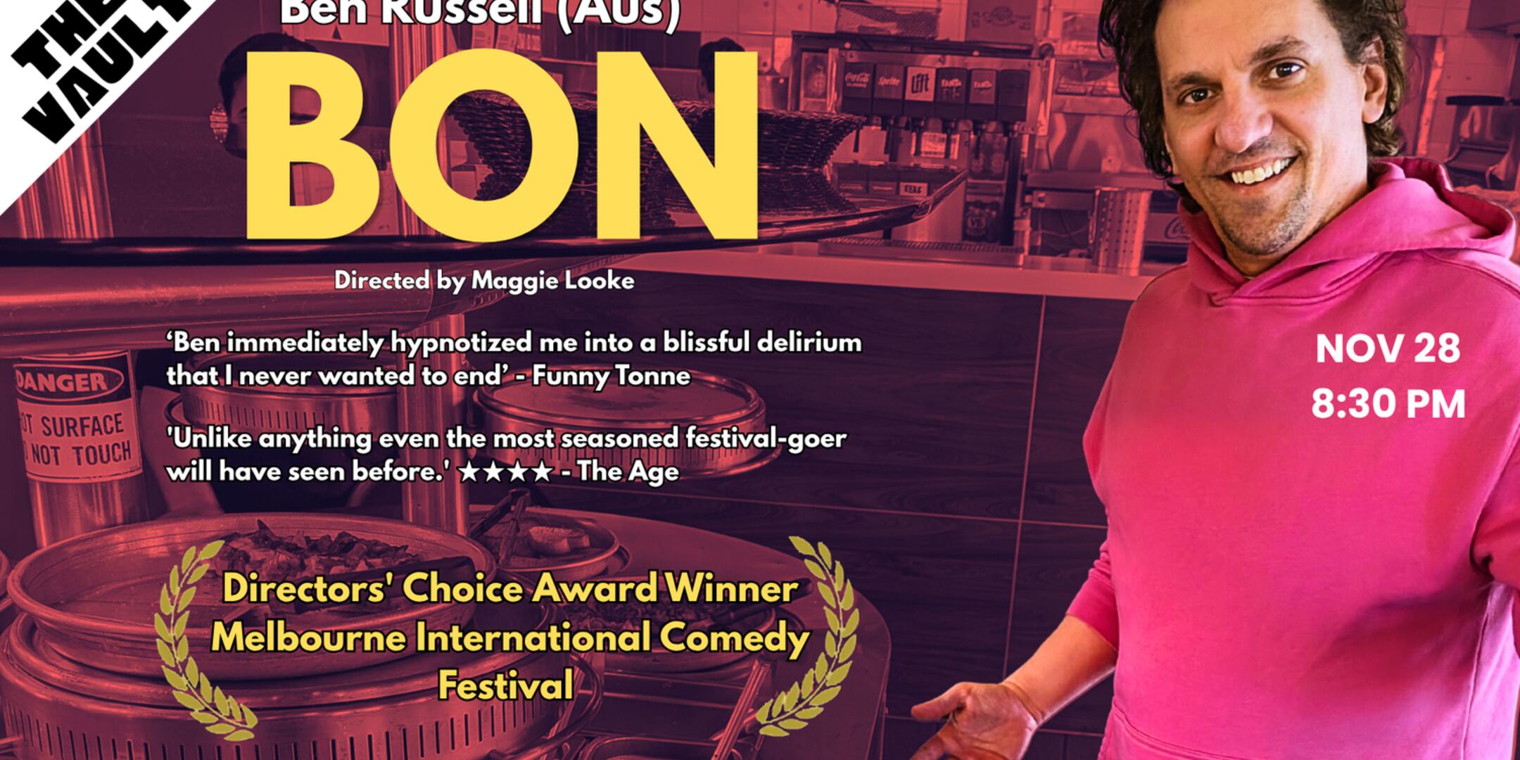 Poster for Ben Russell: BON