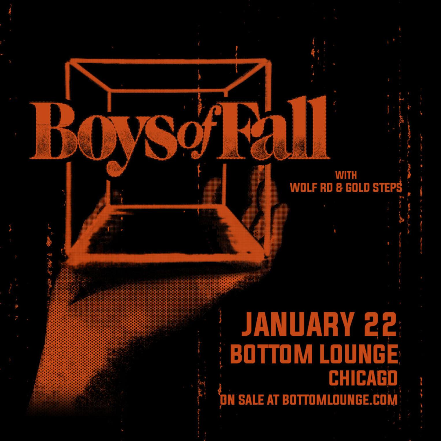 Boys of Fall, Wolf Rd, Gold Steps