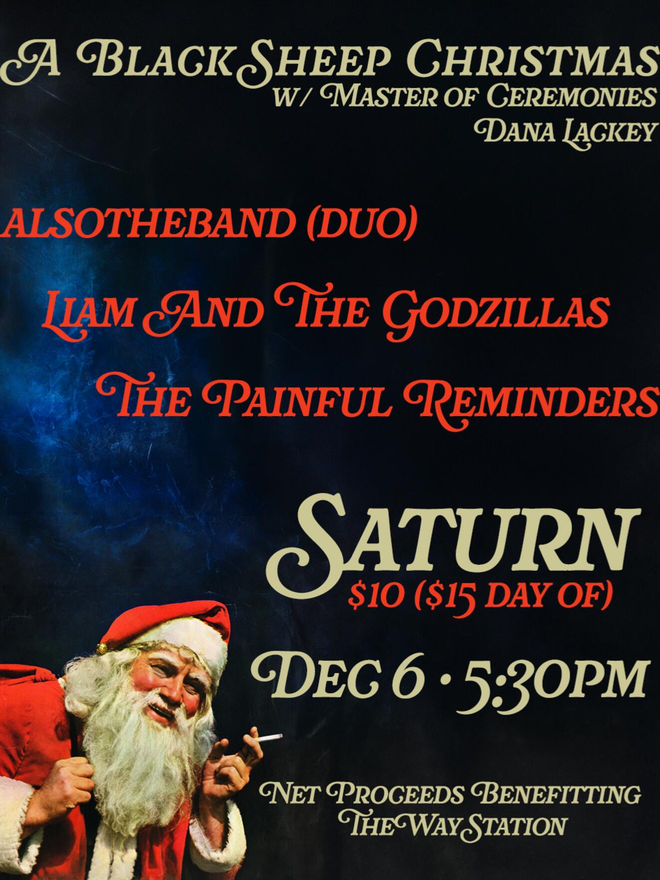 alsotheband / Liam and the Godzillas / The Painful Reminders