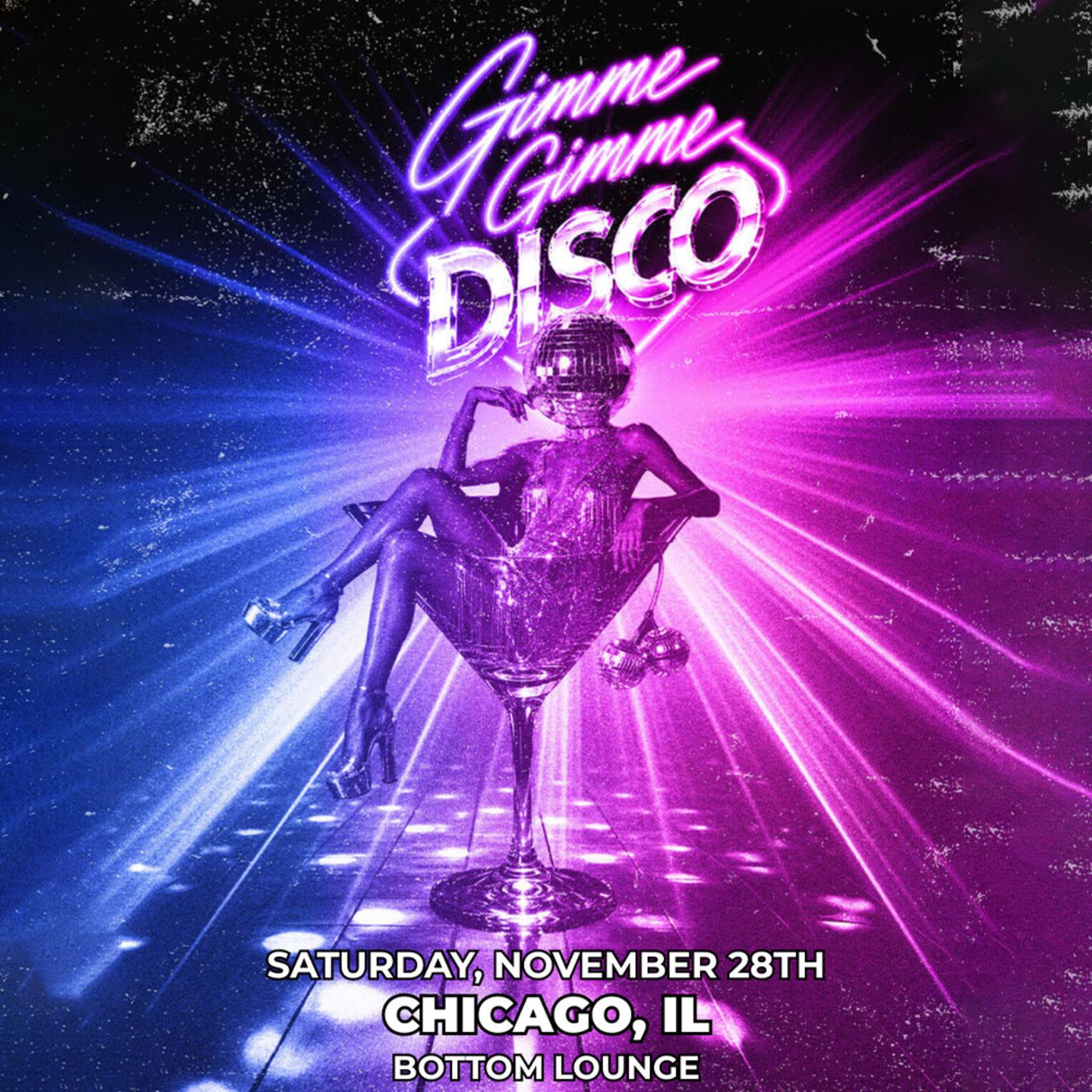 Promotional image for Gimme Gimme Disco