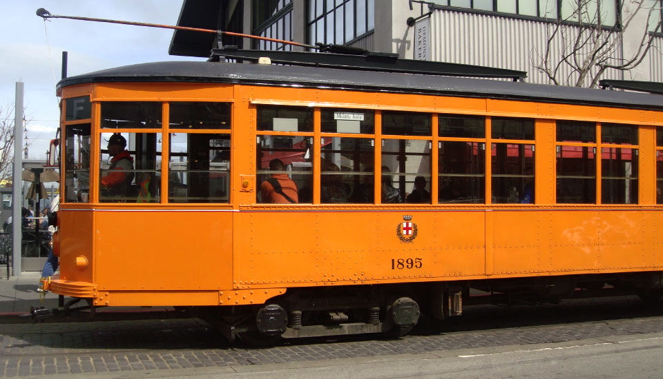 orange F-Line Car
