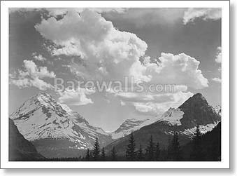 In Glacier National Park, Montana.  Photographs...