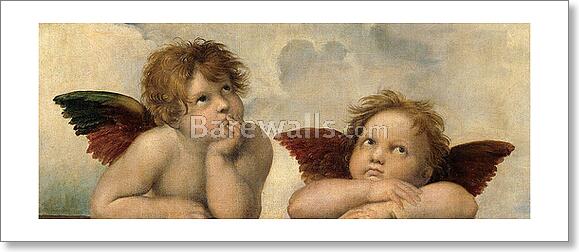 Sistine Madonna (Cherubini Detail)