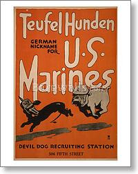 Teufel hunden, German nickname for U.S....