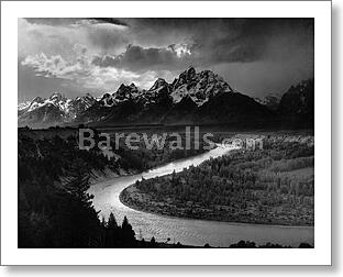 Ansel Adams The Tetons and the Snake River...