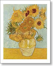 Vase with 12 sunflowers