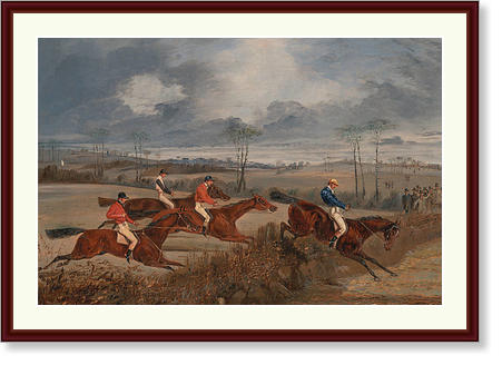 Scenes from a steeplechase: Taking a Hedge